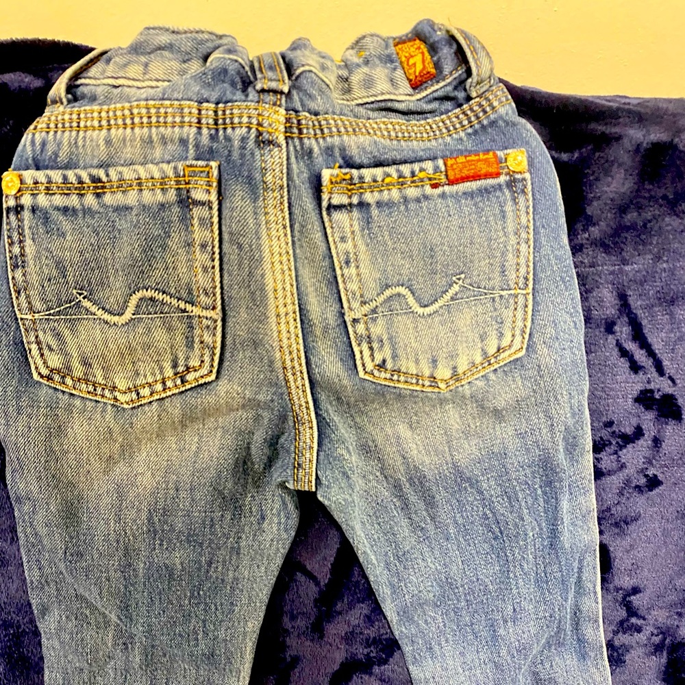 Girls Toddler 7 For All Mankind Skinny Years Size 2T